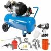 Güde Kompressor Kolbenkompressor 50l 10 Bar Druckluftkompressor Set 400/10/50 DG 5
