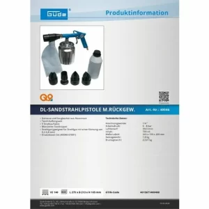 Güde Sandstrahlpistole Mit Rückgewinnung Pistole Für Sandstrahler 6