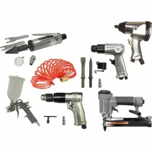 Güde Kompressor-Set 402/10/50 220W 50l 10bar 250l/min Inkl. Schrauber Nagler Uvm 7
