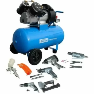 Güde Kompressor-Set 402/10/50 220W 50l 10bar 250l/min Inkl. Schrauber Nagler Uvm 9
